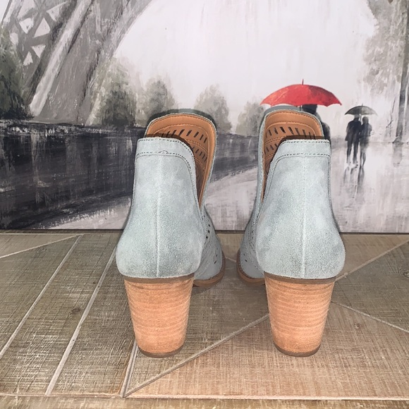 Frye Allister Leather Bootie Pale Jade 7 - Picture 7 of 16